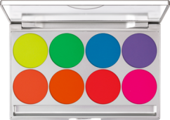 UV-Dayglow Compact Color Palette 8 Colors